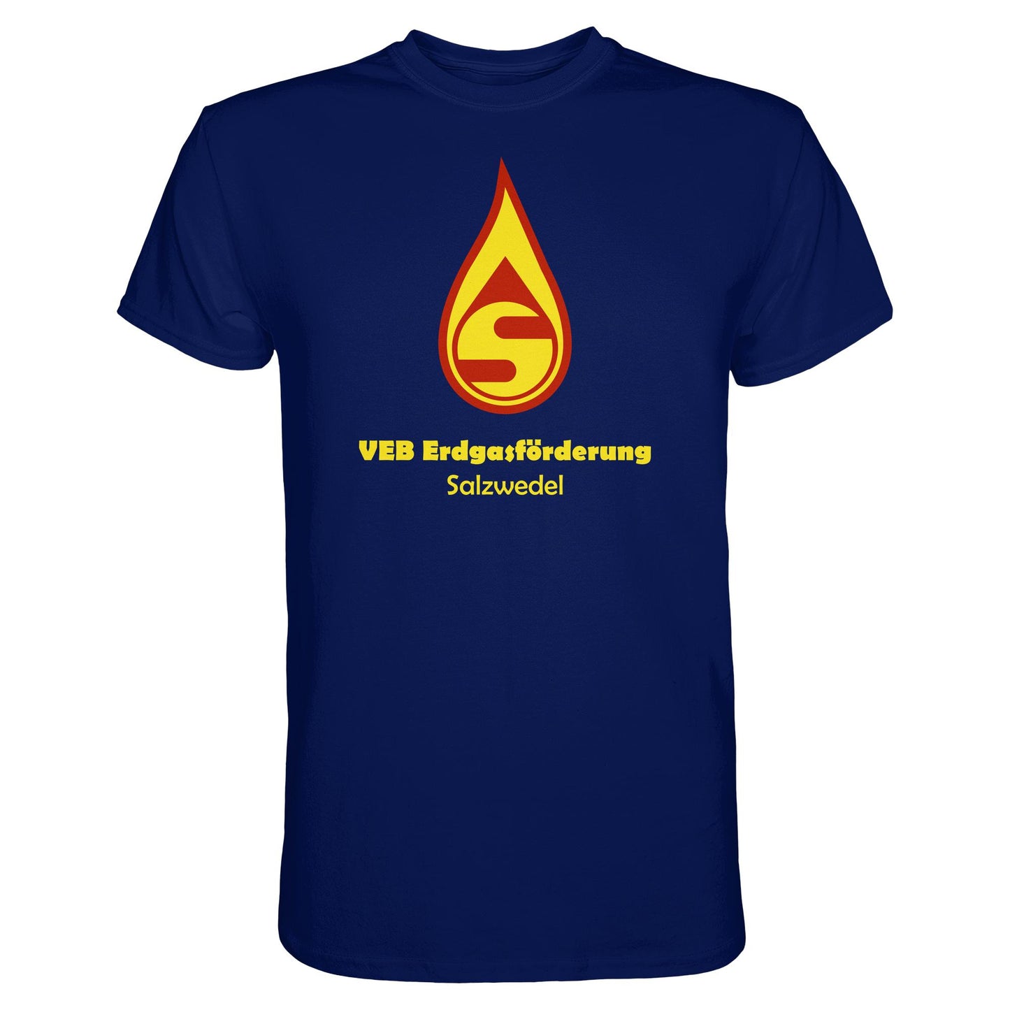 DDR Ostalgie Shirt Unisex • VEB ERDGASFÖRDERUNG SALZWEDEL