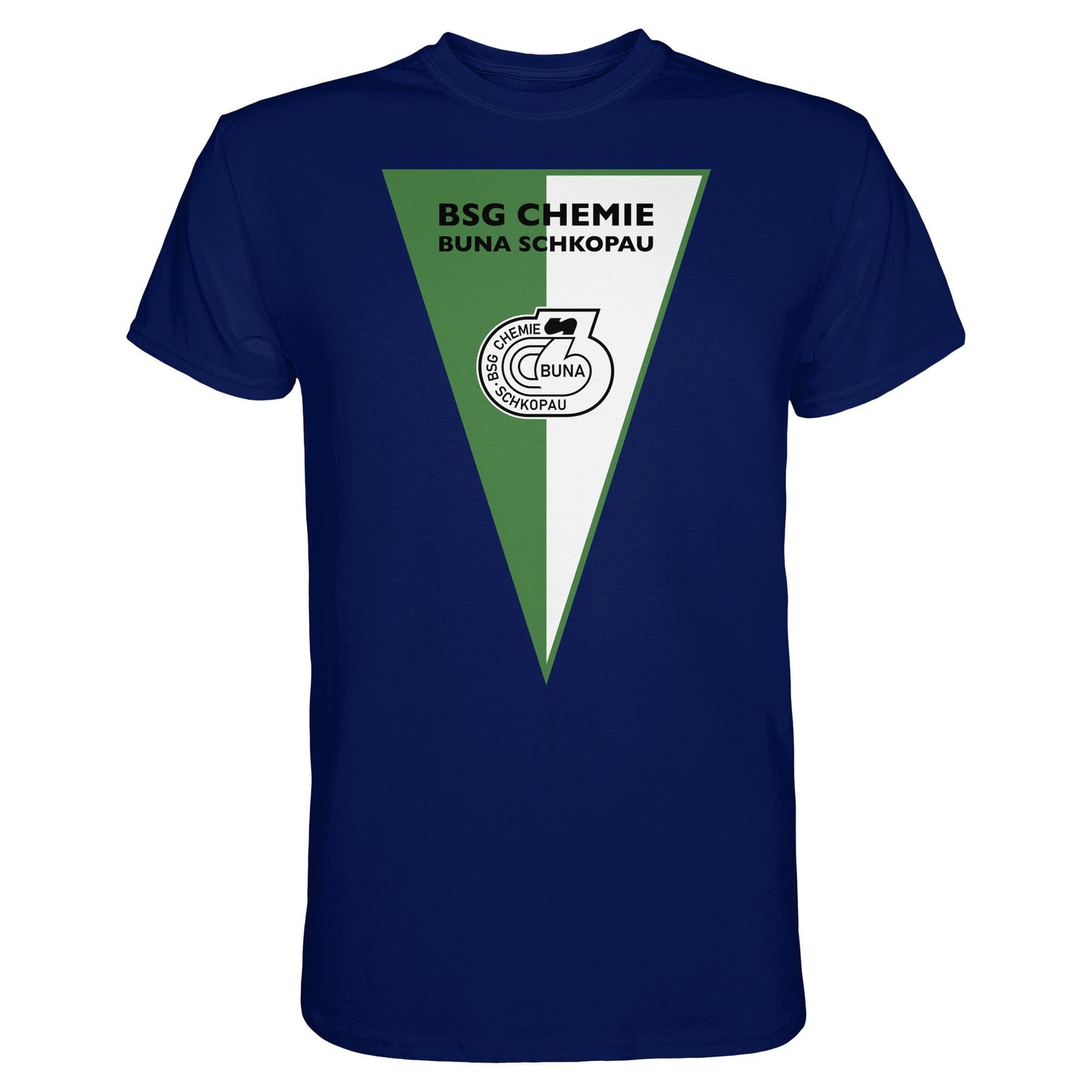 DDR Ostalgie Shirt Unisex • BSG CHEMIE BUNA SCHKOPAU (ORIGINALWIMPEL)