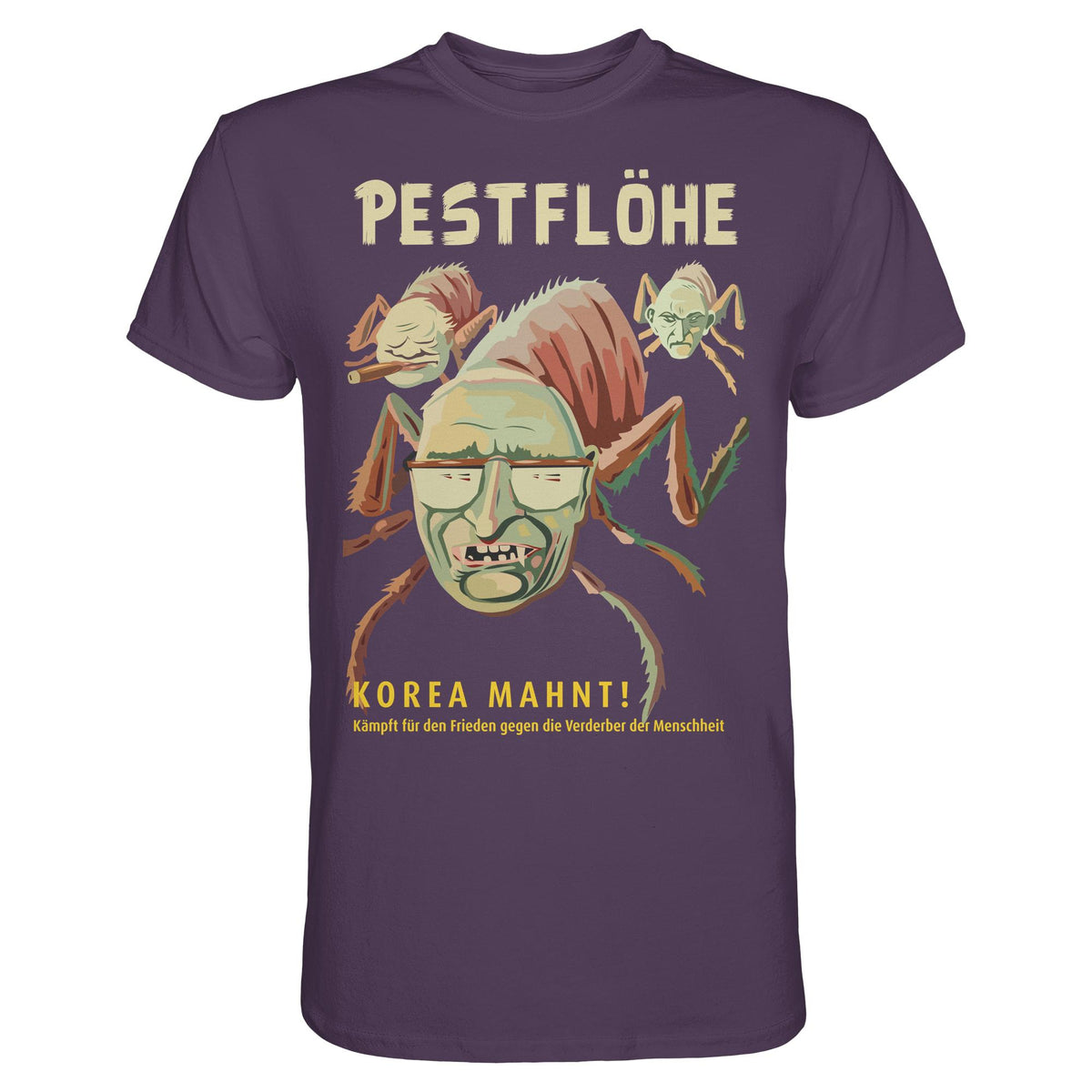 DDR Ostalgie Shirt Unisex • NATO-PESTFLÖHE - KOREA WARNT