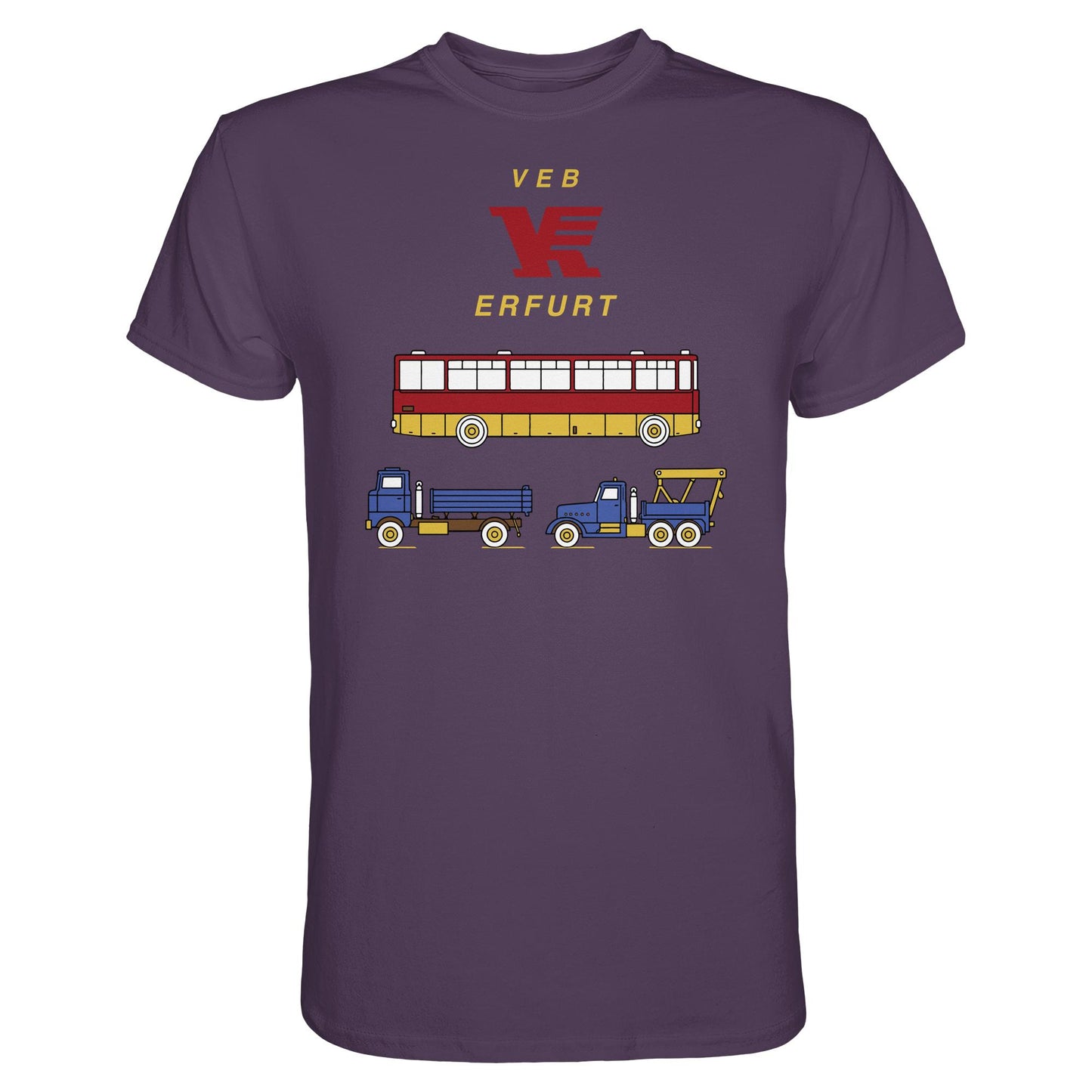 DDR Ostalgie Shirt Unisex • VEB VERKEHRSKOMBINAT ERFURT