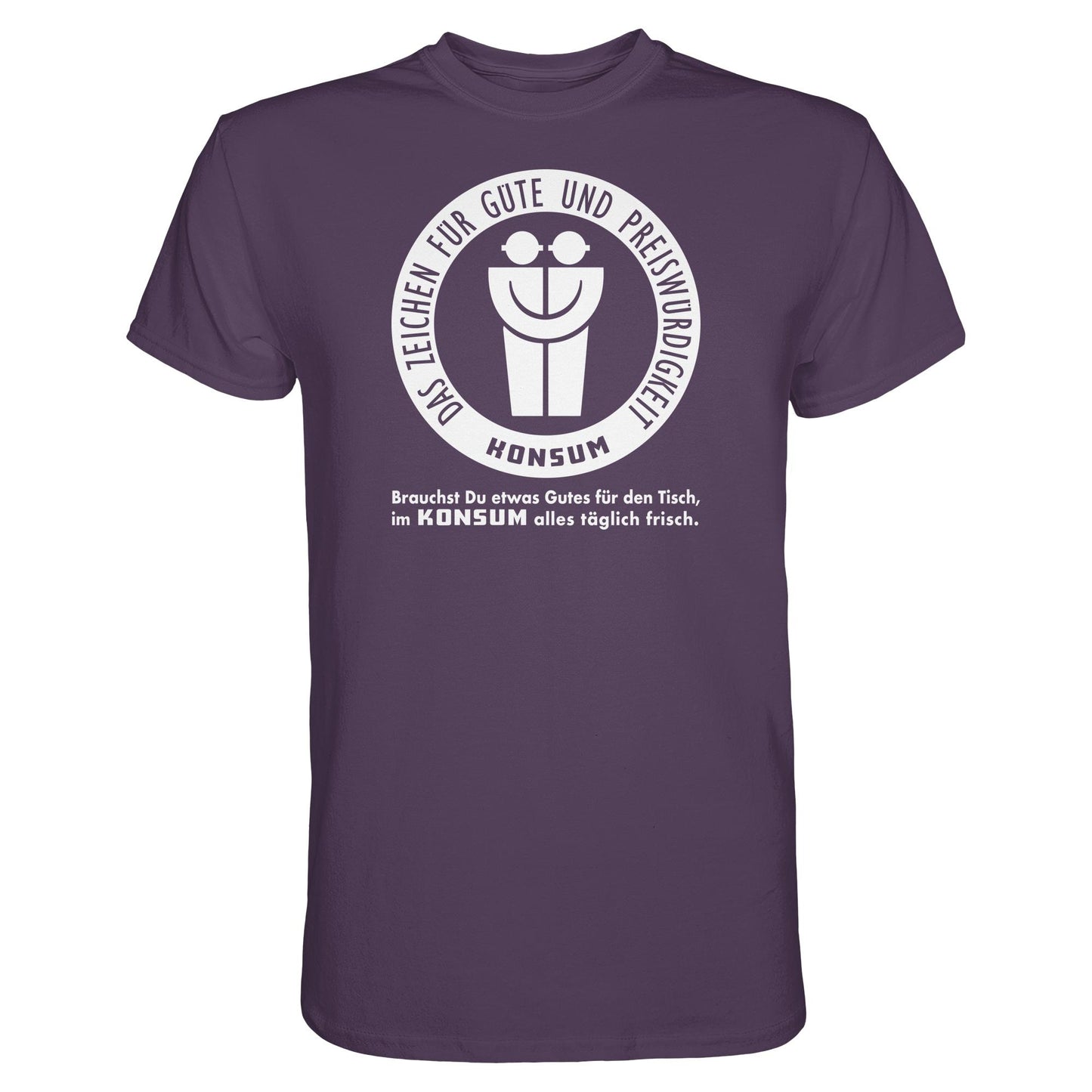 DDR Ostalgie Shirt Unisex • KONSUM - DAS ZEICHEN FÜR GÜTE UND PREISWÜRDIGKEIT