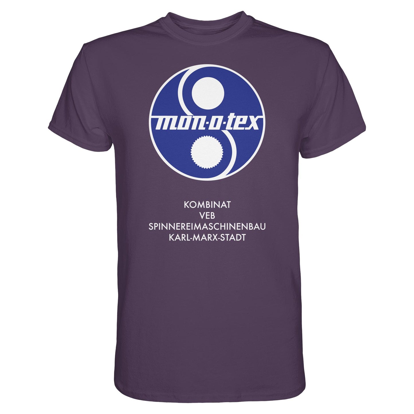 DDR Ostalgie Shirt Unisex • MONOTEX VEB KOMBINAT SPINNEREIMASCHINENBAU KARL-MARX-STADT