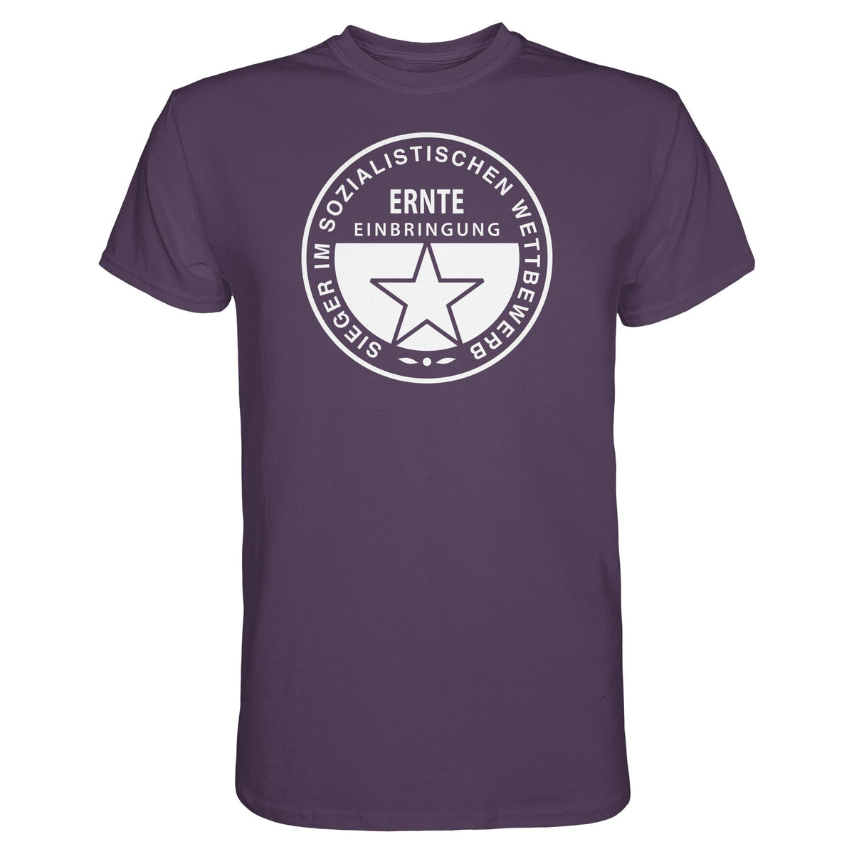DDR Ostalgie Shirt Unisex • ERNTE-EINBRINGUNG - SIEGER (ORIGINAL-MEDAILLE)