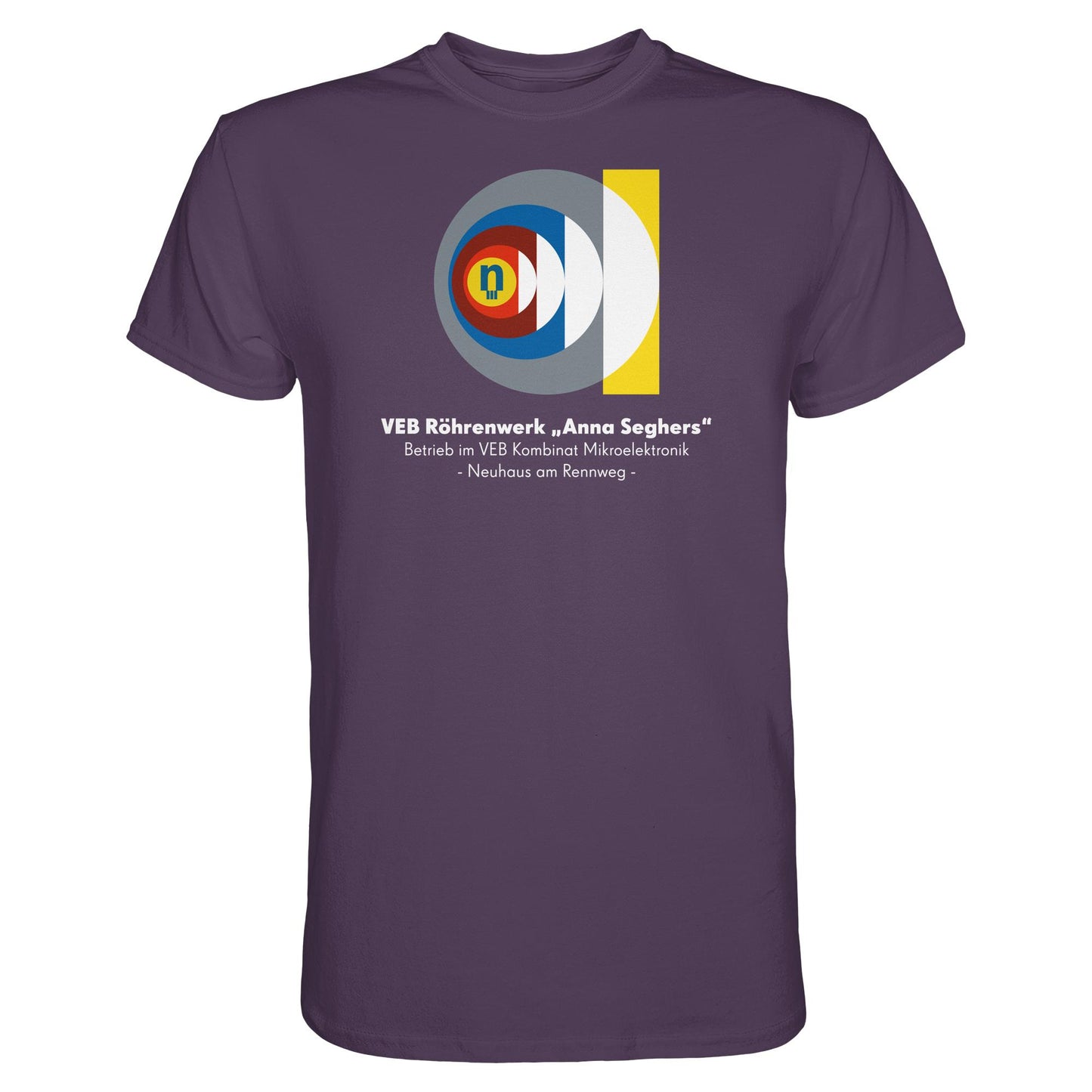 DDR Ostalgie Shirt Unisex • VEB RÖHRENWERK ANNA SEGHERS - NEUHAUS