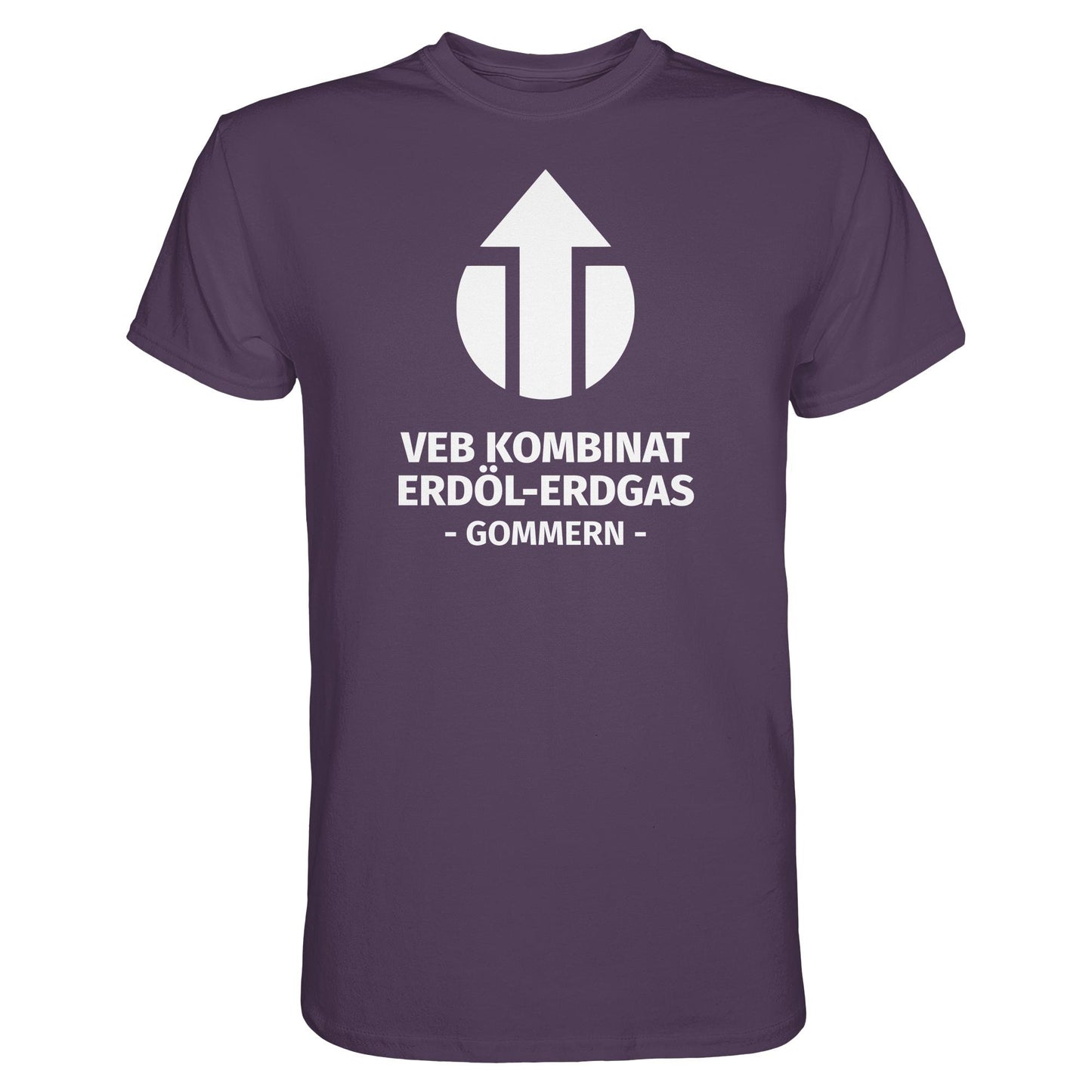 DDR Ostalgie Shirt Unisex • VEB KOMBINAT ERDÖL-ERDGAS GOMMERN