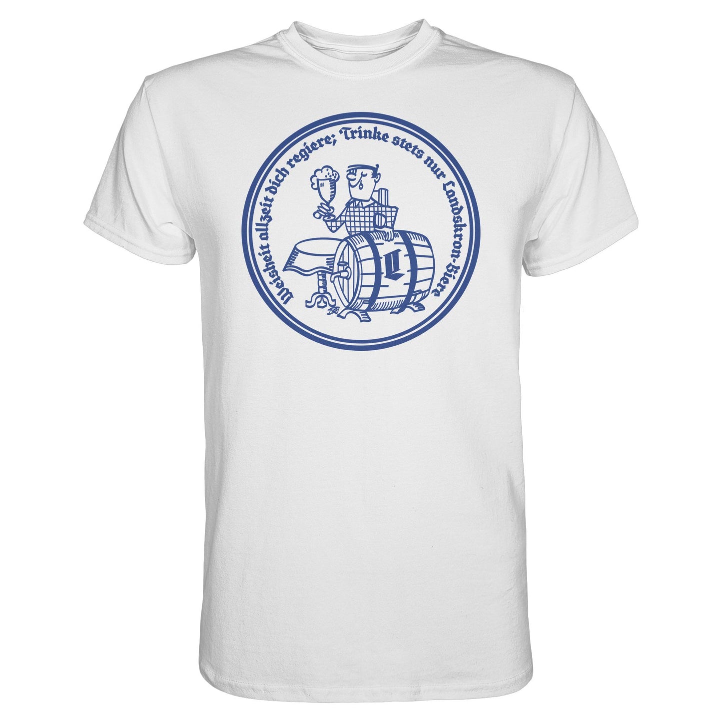 DDR Ostalgie Shirt Unisex • WEISHEIT ALLZEIT DICH REGIERE - LANDSKRON BIERE