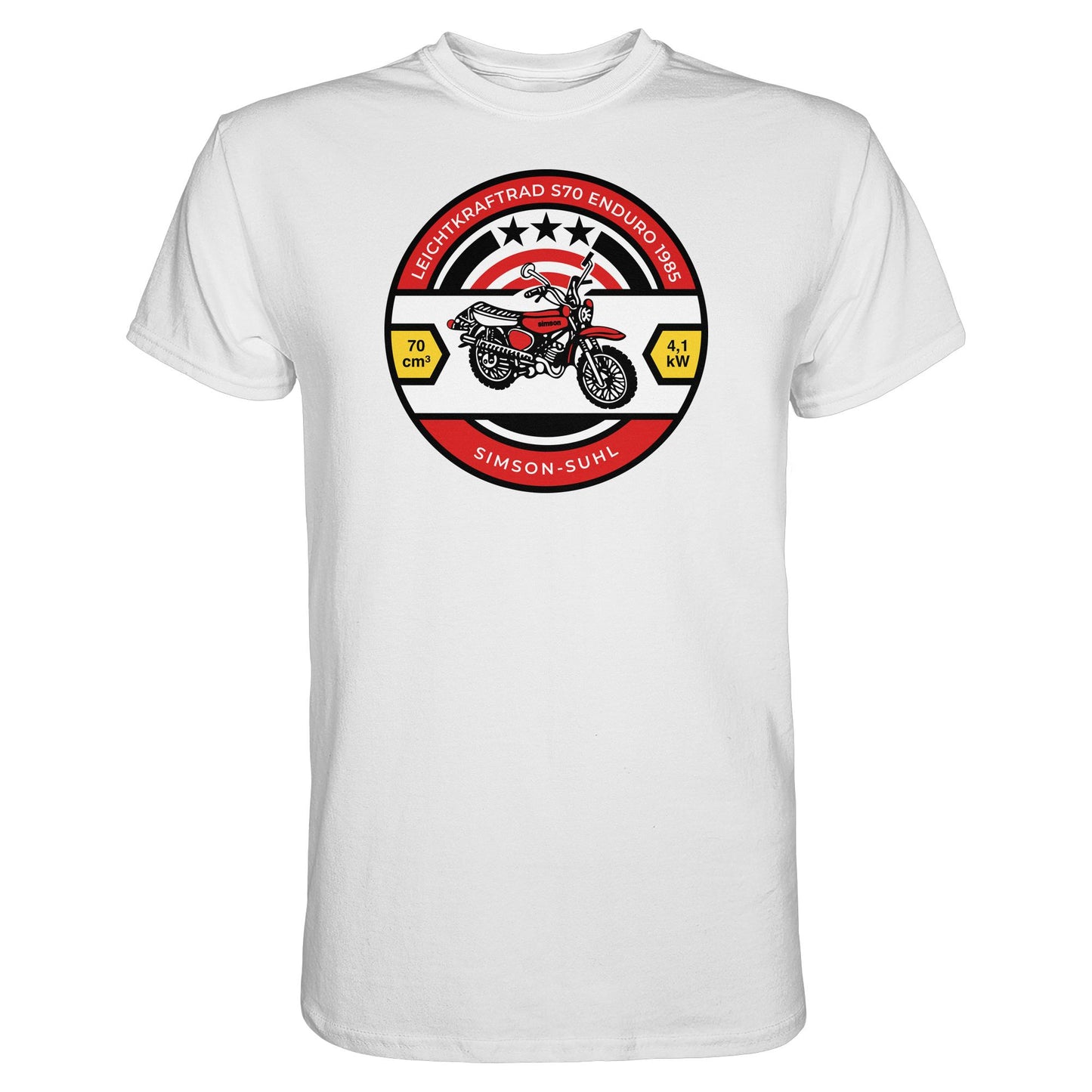 DDR Ostalgie Shirt Unisex • SIMSON S70 - ORIGINAL BIERDECKEL