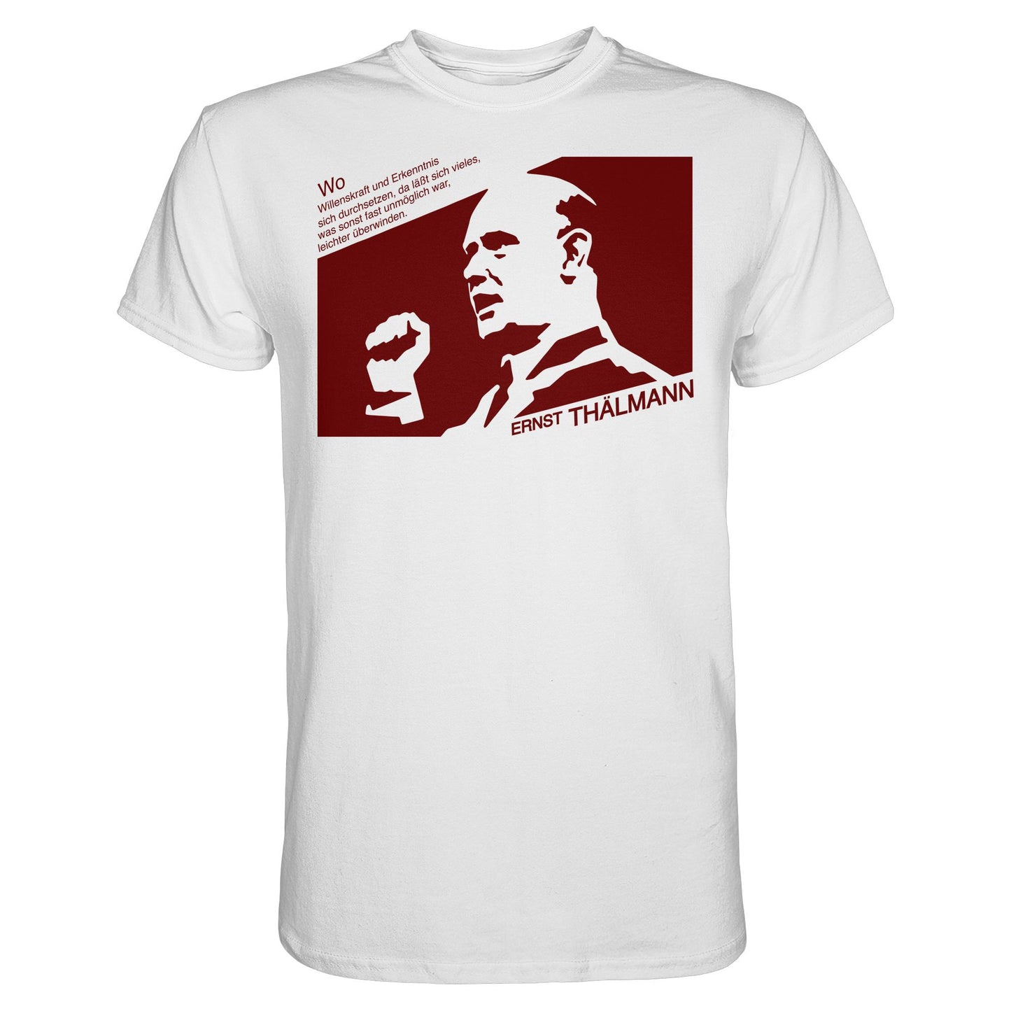DDR Ostalgie Shirt Unisex • ERNST THÄLMANN - ORIGINAL DDR-PLAKAT