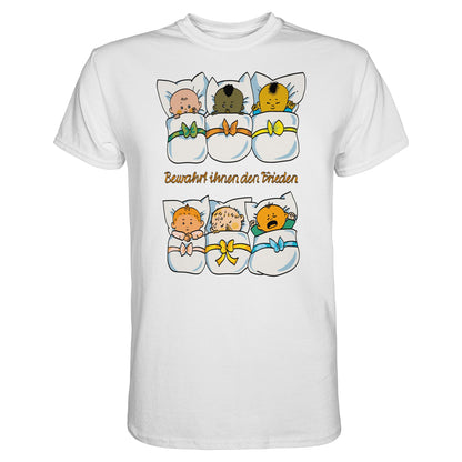 DDR Ostalgie Shirt Unisex • BEWAHRT IHNEN DEN FRIEDEN (DDR ORIGINAL-PLAKAT)