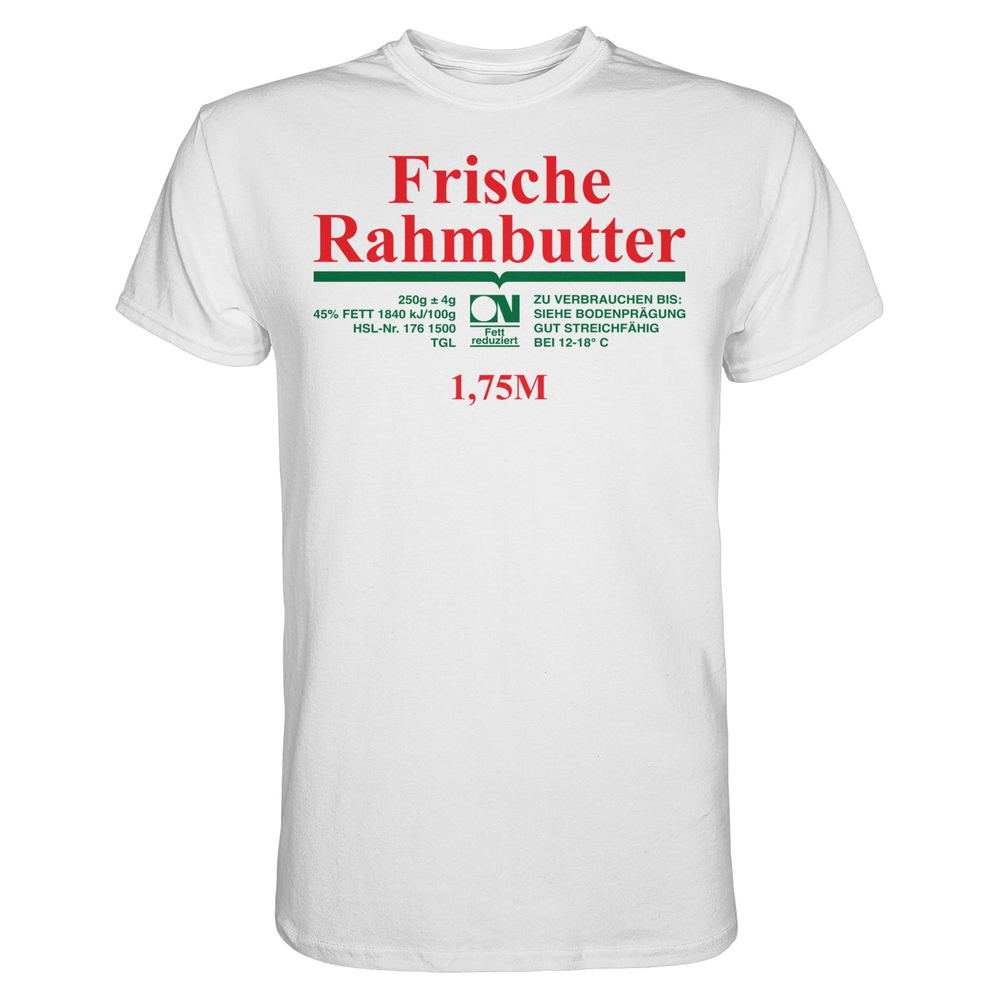 DDR Ostalgie Shirt Unisex • FRISCHE RAHMBUTTER - KONSUM