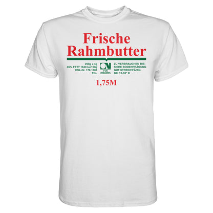 DDR Ostalgie Shirt Unisex • FRISCHE RAHMBUTTER - KONSUM