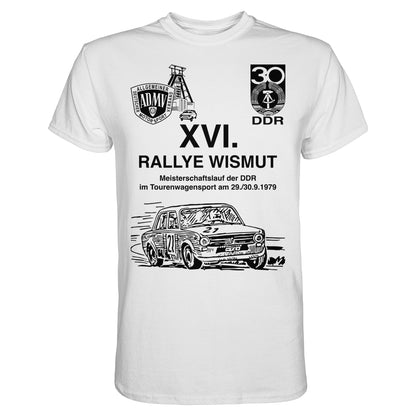 PREMIUM SHIRT UNISEX • 16. RALLYE WISMUT, MEISTERSCHAFTSLAUF DER DDR - 1979