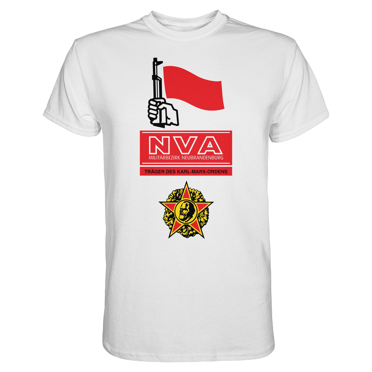 DDR Ostalgie Shirt Unisex • NVA - MILITÄRBEZIRK NEUBRANDENBURG