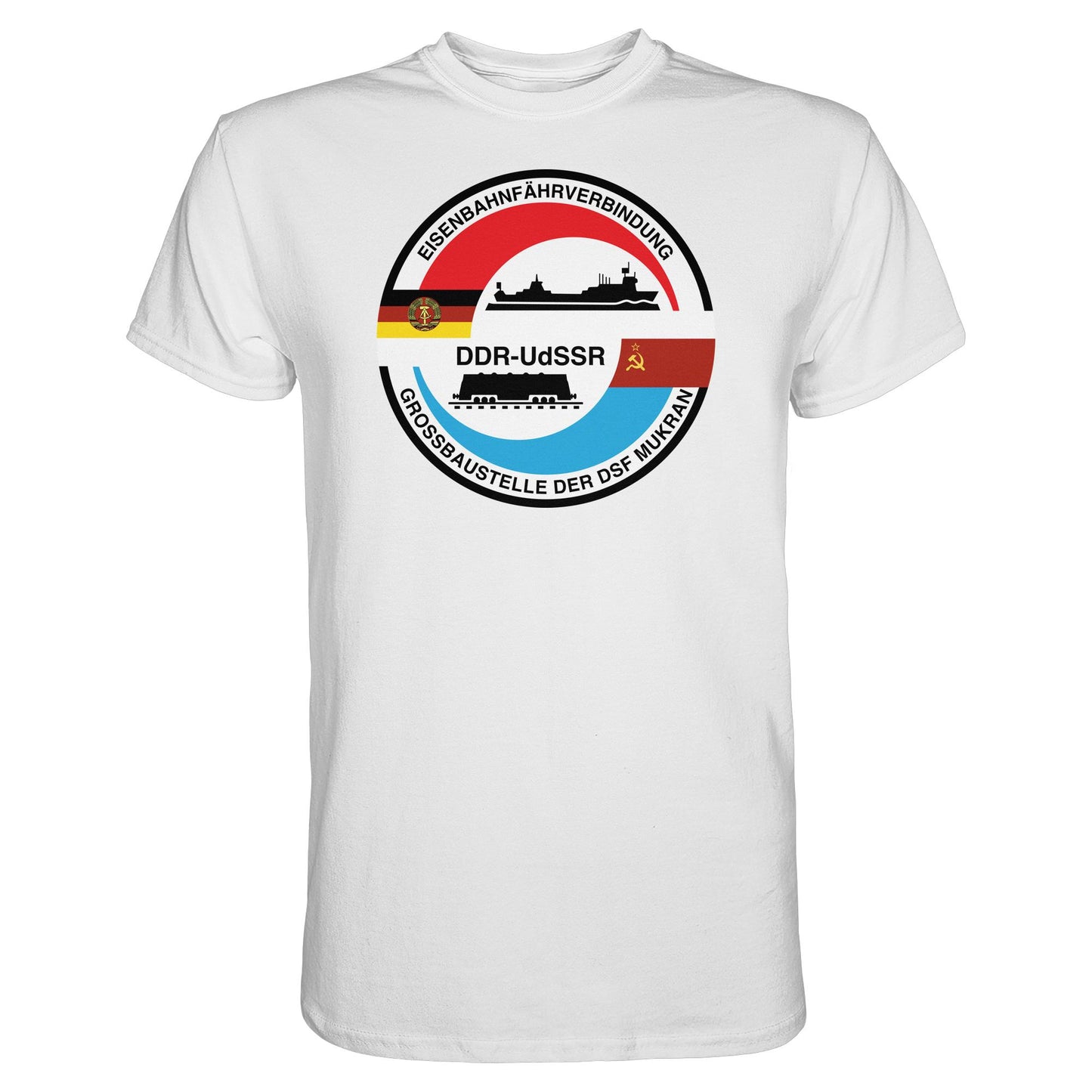 DDR Ostalgie Shirt Unisex • GROSSBAUSTELLE DER DSF MUKRAN