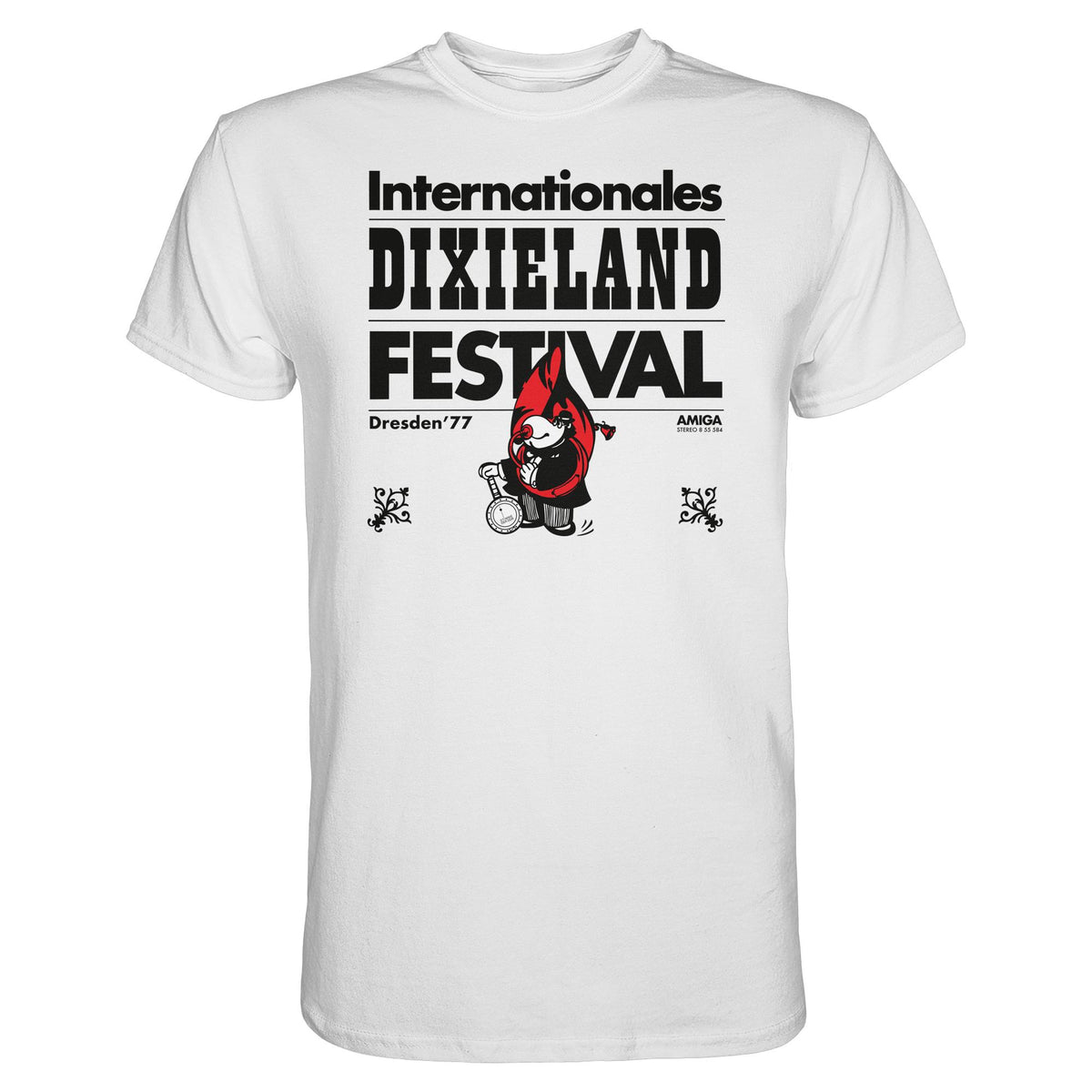 DDR Ostalgie Shirt Unisex • INTERNATIONALES DIXIELAND FESTIVAL DRESDEN 1977