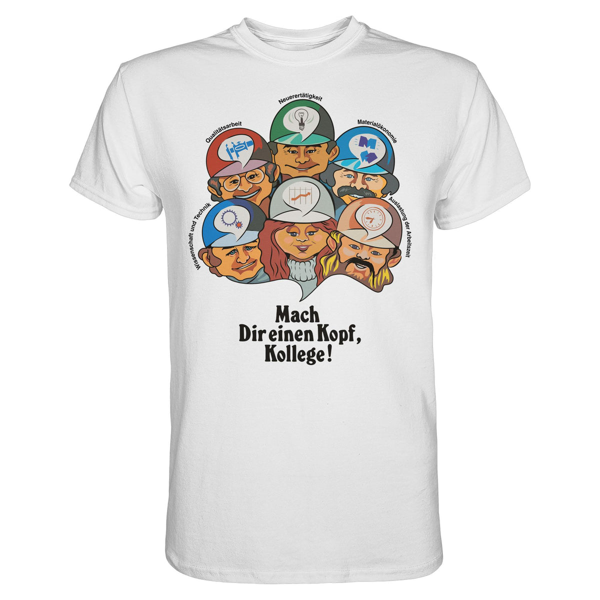 DDR Ostalgie Shirt Unisex • MACH DIR EINEN KOPF, KOLLEGE