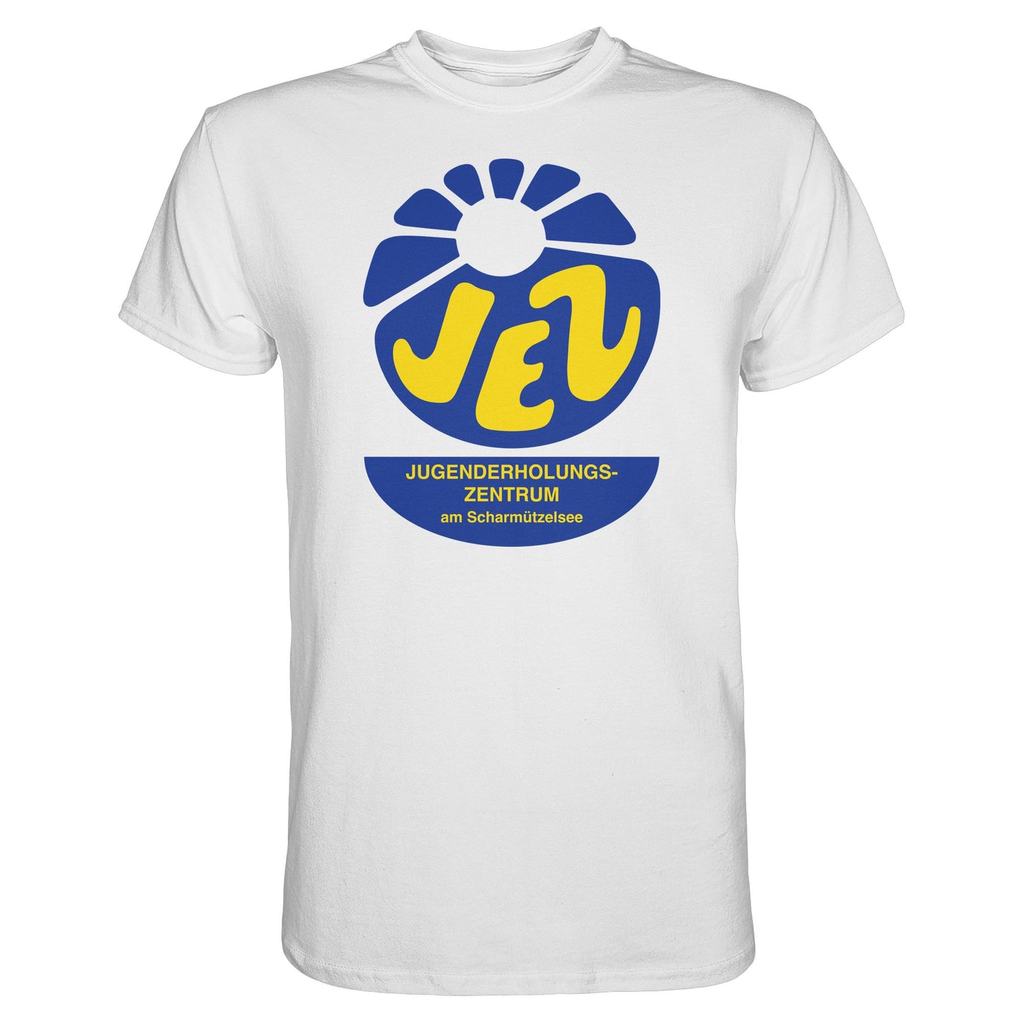 DDR Ostalgie Shirt Unisex • JEZ - JUGENDERHOLUNGSZENTRUM SCHARMÜTZELSEE