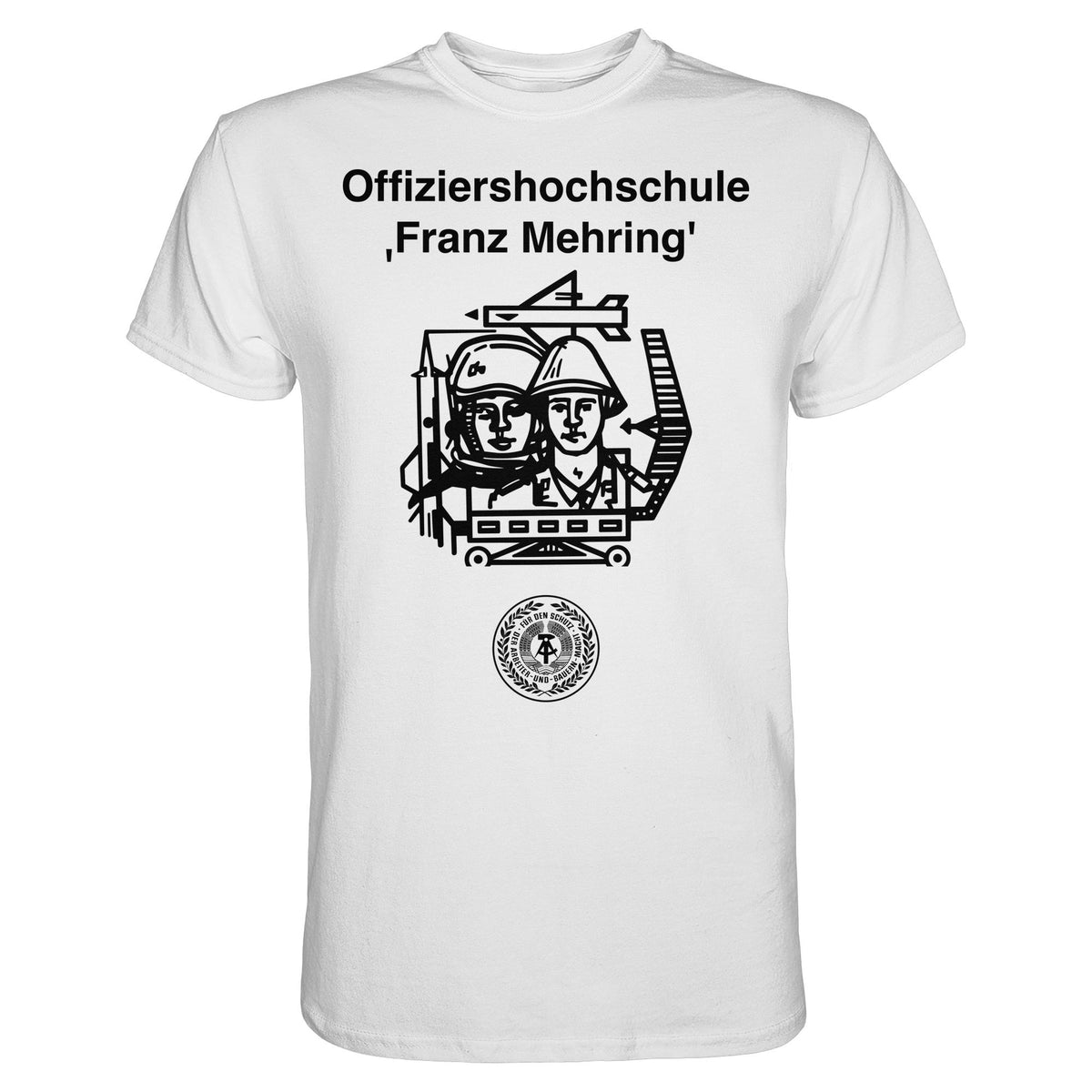 DDR Ostalgie Shirt Unisex • NVA - OFFIZIERSHOCHSCHULE FRANZ MEHRING