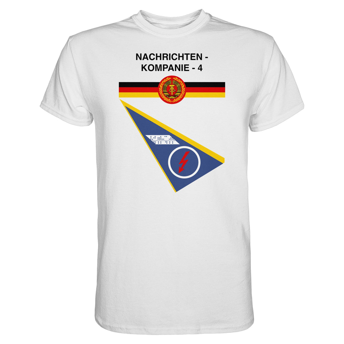 DDR Ostalgie Shirt Unisex • NVA - NACHRICHTENKOMPANIE 4