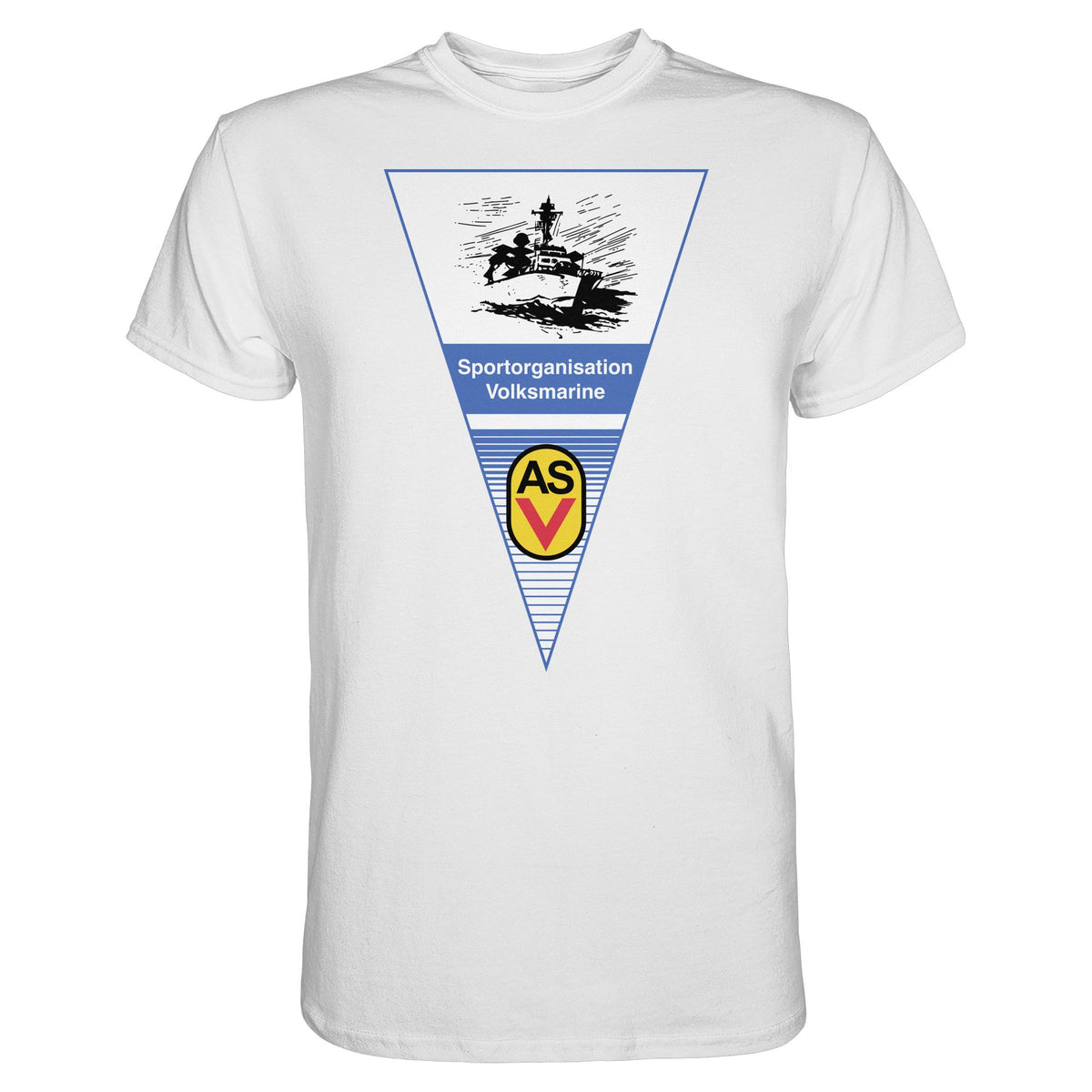 DDR Ostalgie Shirt Unisex • ASV SPORTORGANISATION VOLKSMARINE