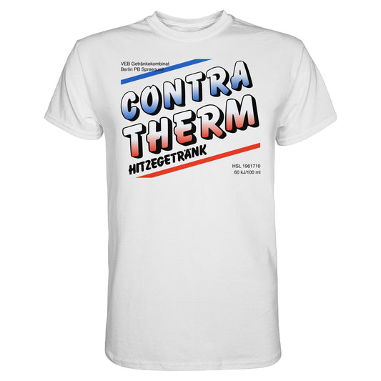 DDR Ostalgie Shirt Unisex • CONTRA THERM - VEB GETRÄNKEKOMBINAT BERLIN SPREEQUELL