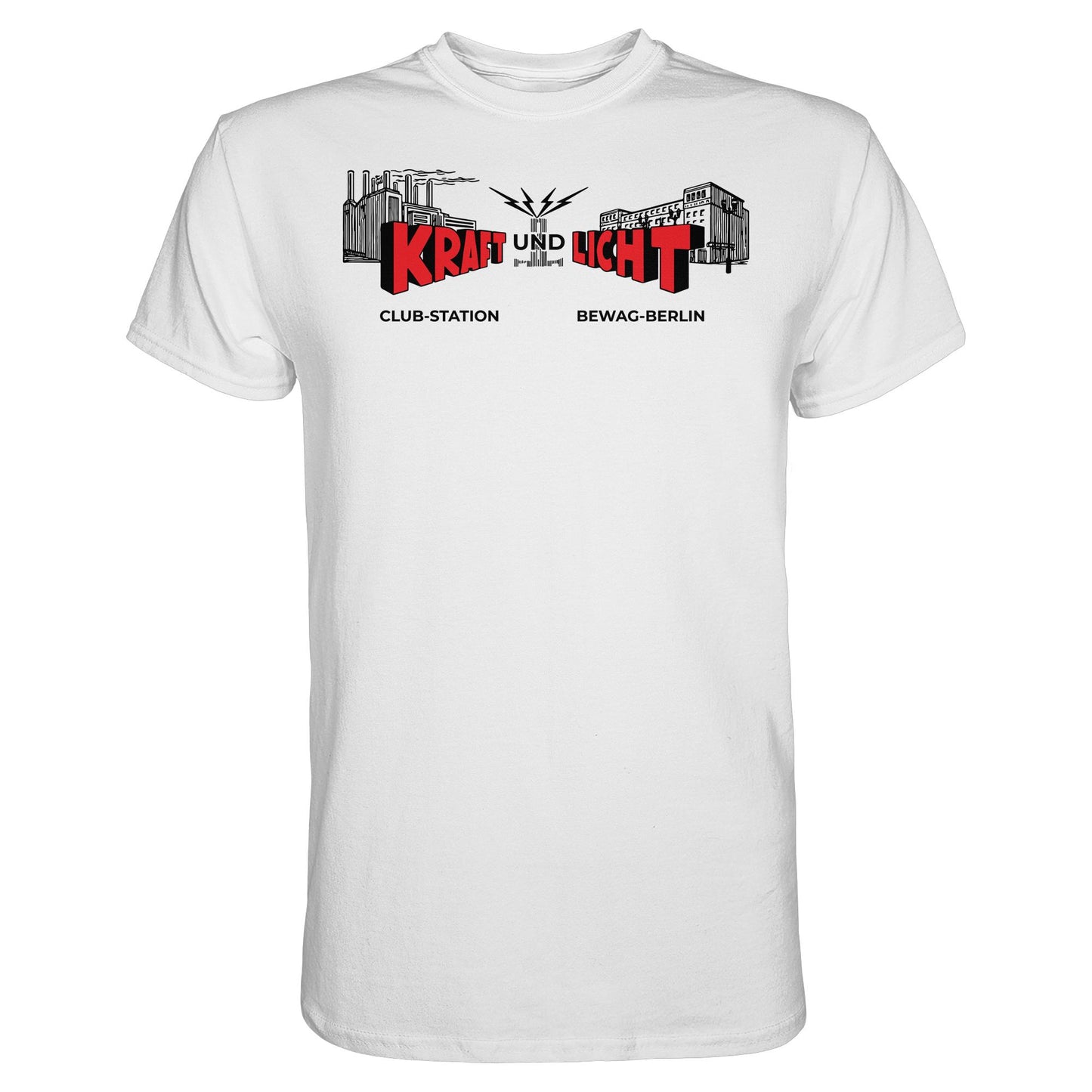 DDR Ostalgie Shirt Unisex • KRAFT UND LICHT - BEWAG BERLIN