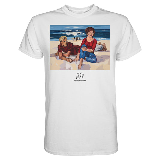 DDR Ostalgie Shirt Unisex • WALTER WOMACKA - AM STRAND (1962)