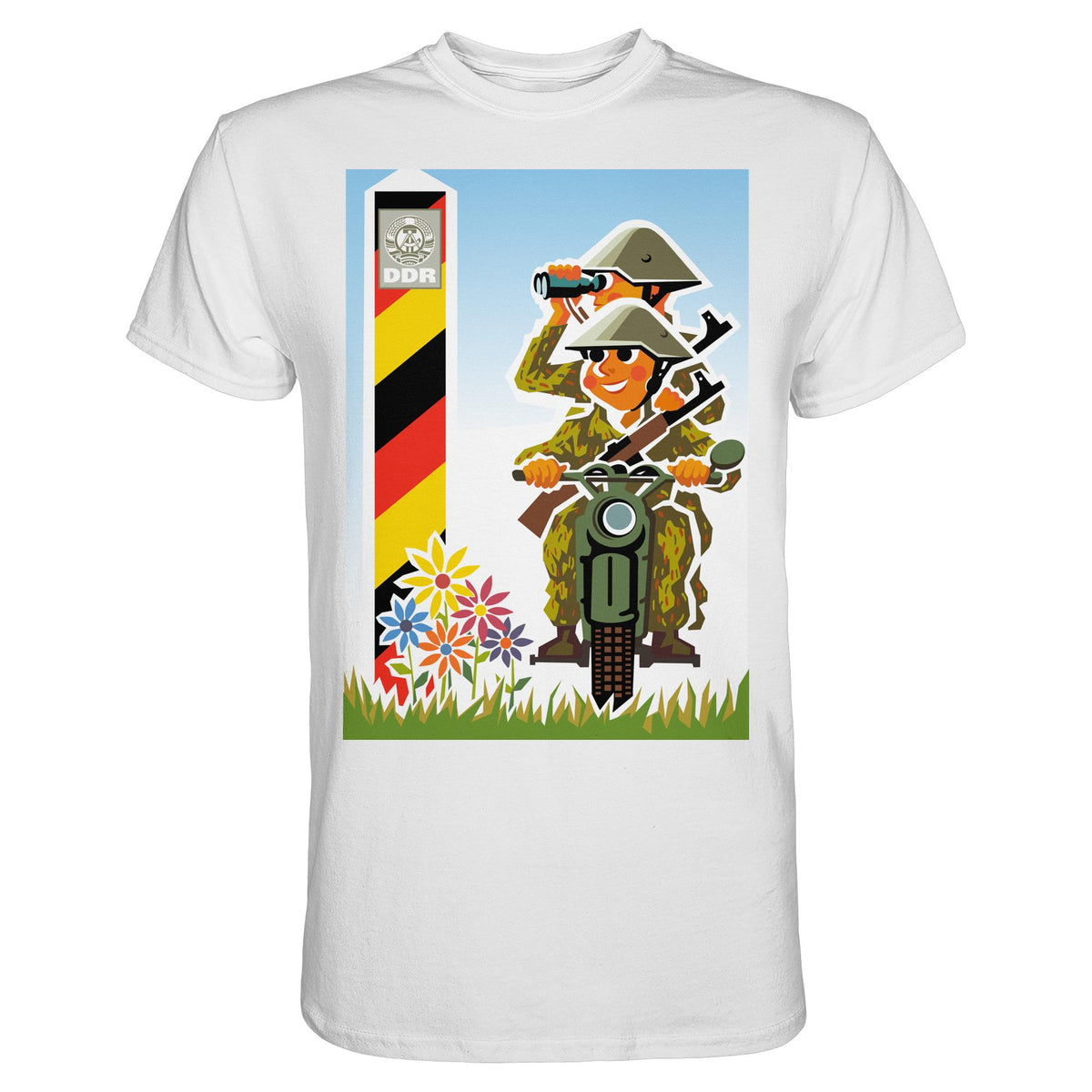 DDR Ostalgie Shirt Unisex • NVA-GRENZTRUPPEN (ORIGINAL-PLAKAT)