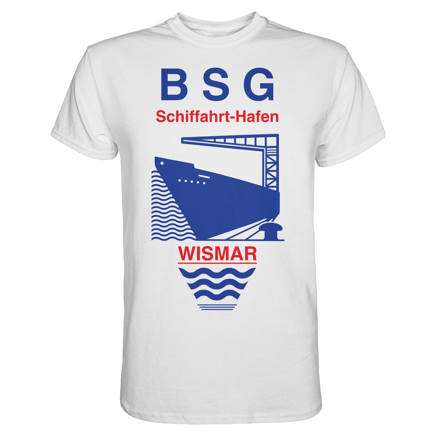 DDR Ostalgie Shirt Unisex • BSG SCHIFFAHRT HAFEN WISMAR