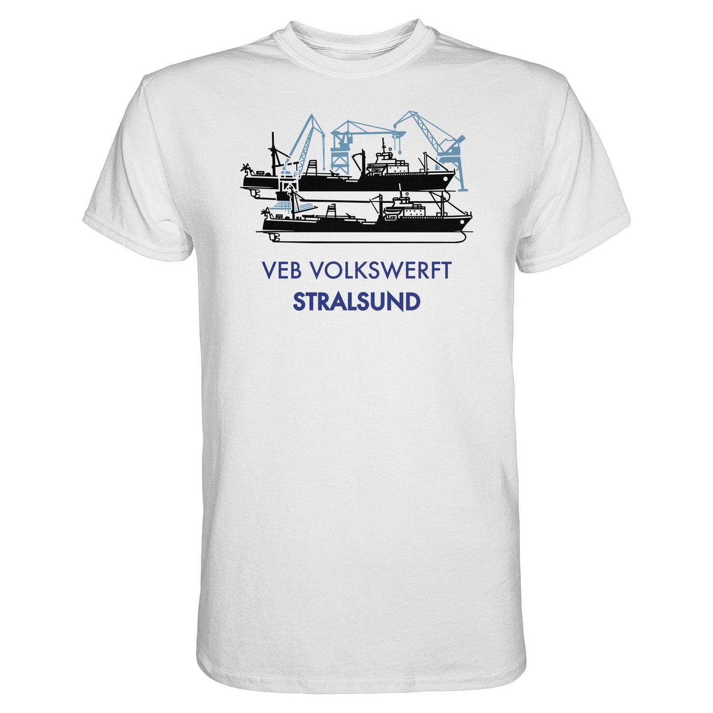 DDR Ostalgie Shirt Unisex • VEB VOLKSWERFT STRALSUND