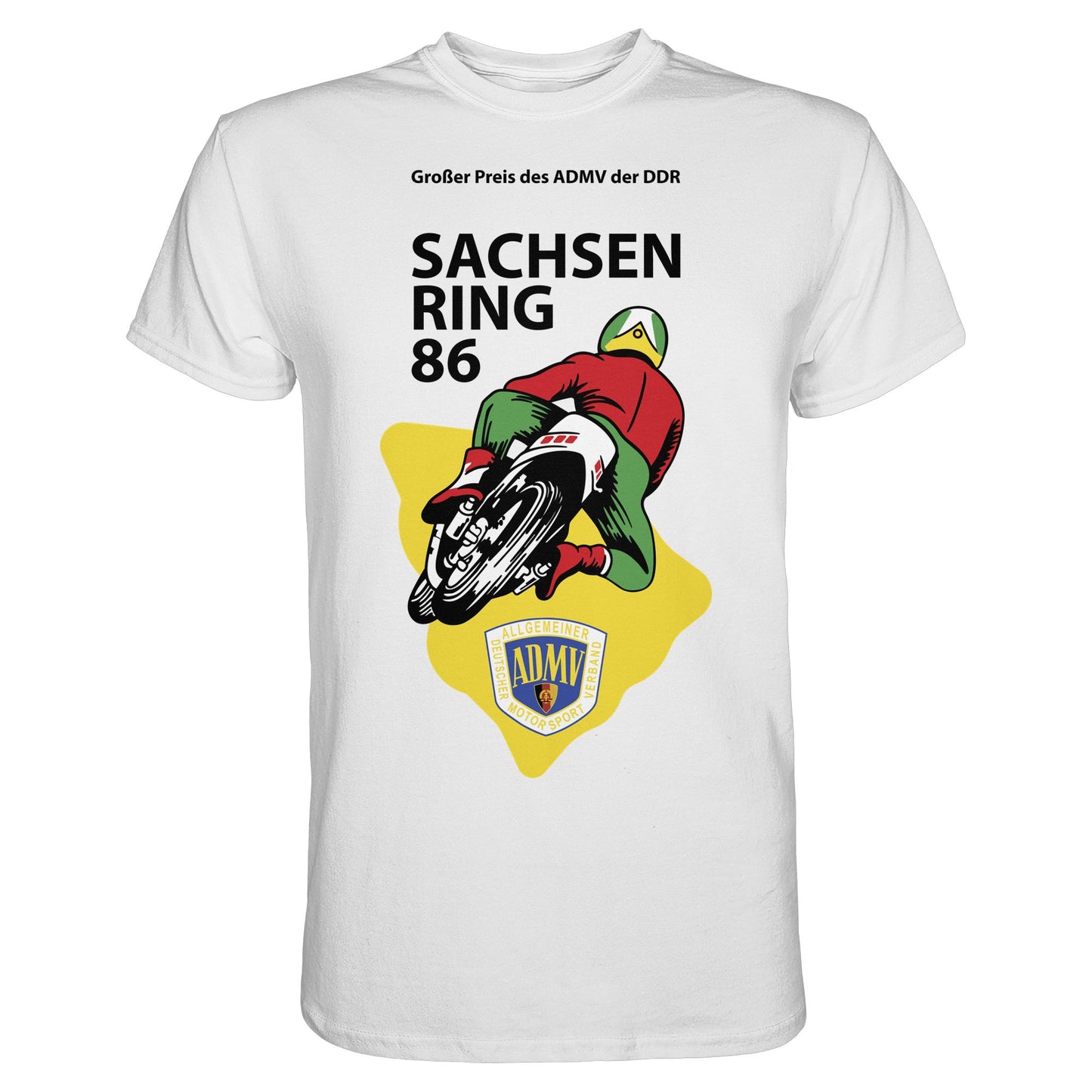 DDR Ostalgie Shirt Unisex • GROSSER PREIS DER DDR - SACHSENRING 1986