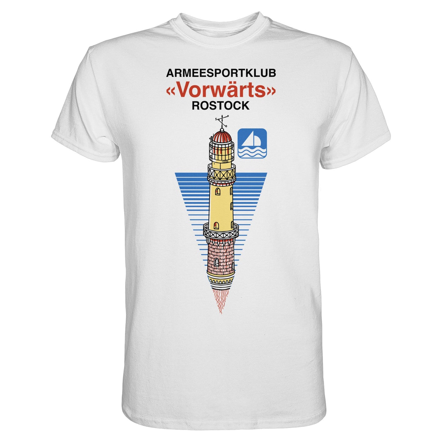 DDR Ostalgie Shirt Unisex • ARMEESPORTKLUB VORWÄRTS ROSTOCK