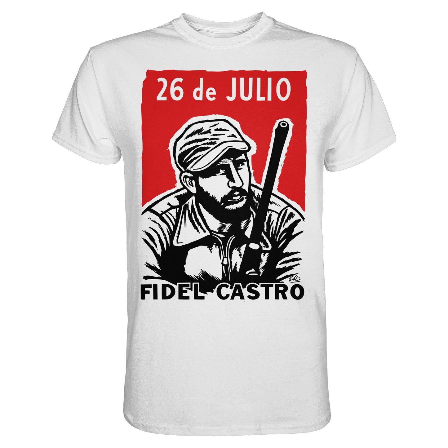 DDR Ostalgie Shirt Unisex • FIDEL CASTRO - BEWEGUNG DES 26. JULI