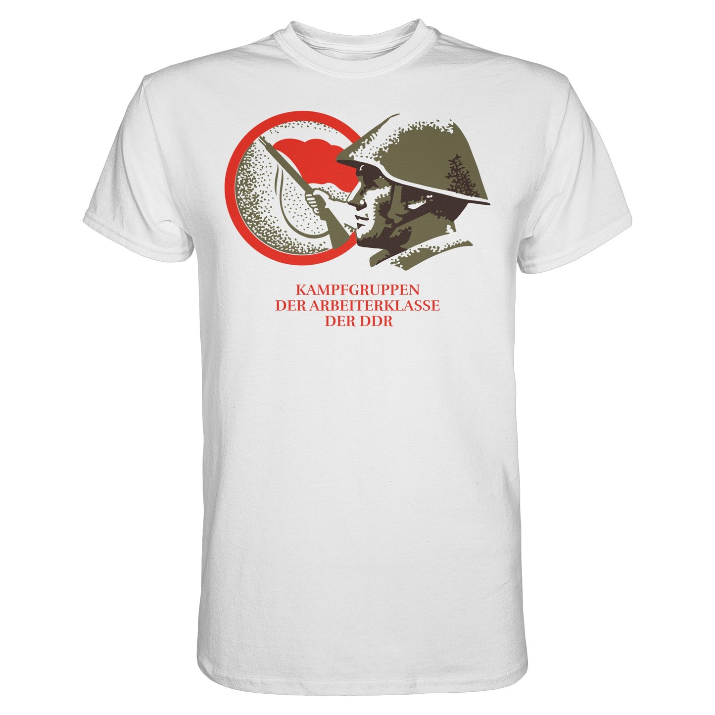 DDR Ostalgie Shirt Unisex • KAMPFGRUPPEN DER ARBEITERKLASSE (ORIGINAL BRIEFMARKE)