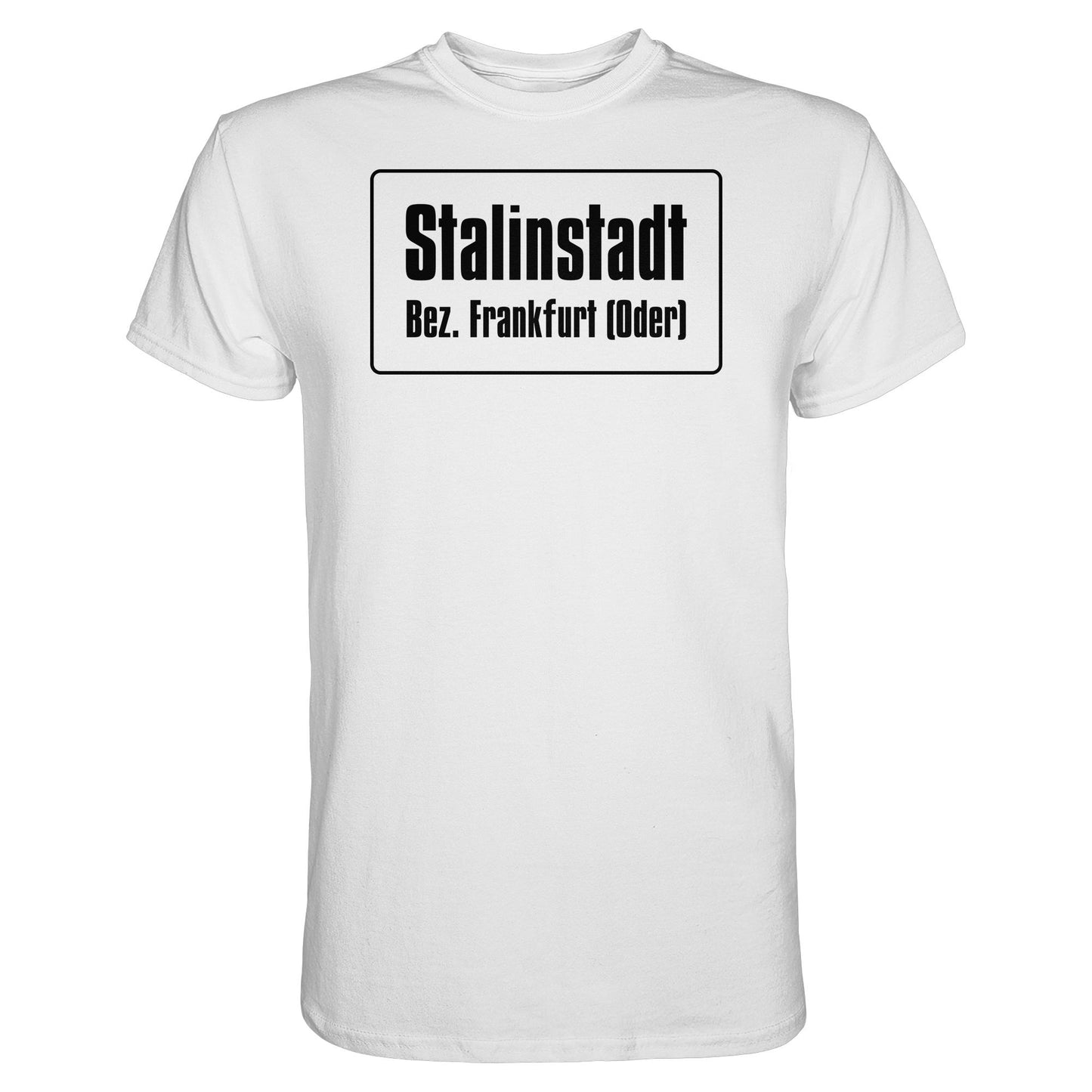 DDR Ostalgie Shirt Unisex • STALINSTADT - EISENHÜTTENKOMBINAT OST EKO (ORIGINAL-SCHILD)