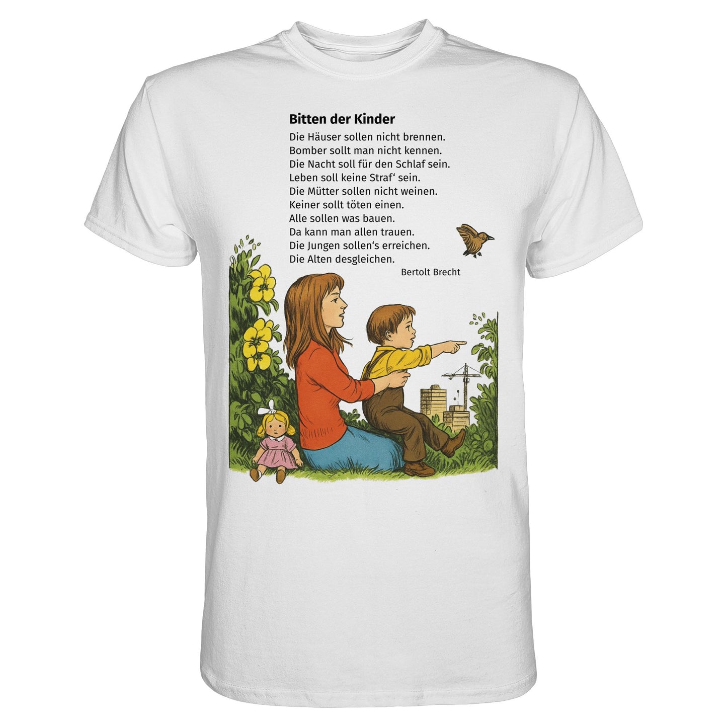 DDR Ostalgie Shirt Unisex • BITTEN DER KINDER - UNSERE FIBEL