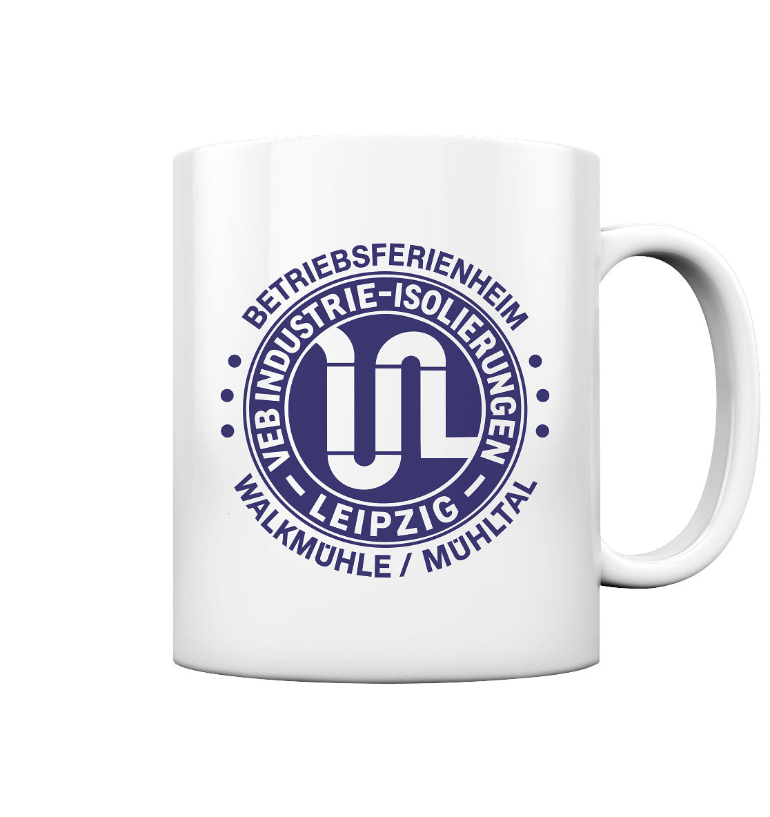 DDR Ostalgie Tasse • VEB INDUSTRIE-ISOLIERUNGEN - BETRIEBSFERIENHEIM WALKMÜHLE