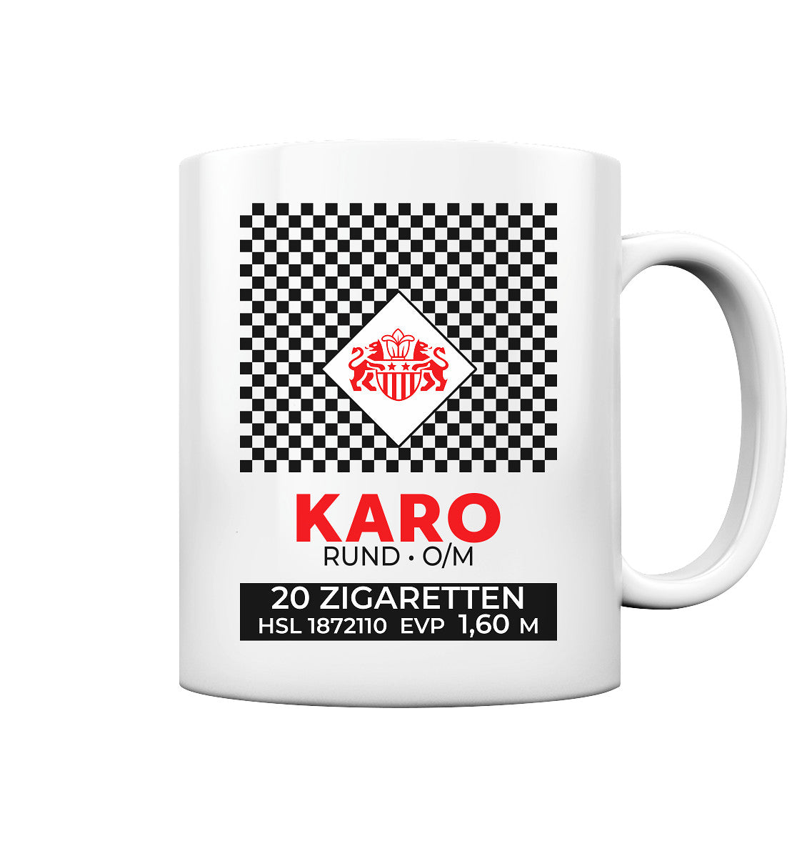DDR Ostalgie Tasse • KARO ZIGARETTEN