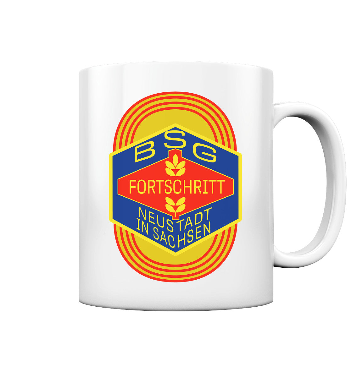 DDR Ostalgie Tasse • BSG FORTSCHRITT NEUSTADT SACHSEN