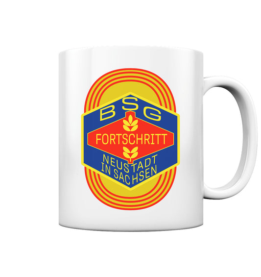 DDR Ostalgie Tasse • BSG FORTSCHRITT NEUSTADT SACHSEN