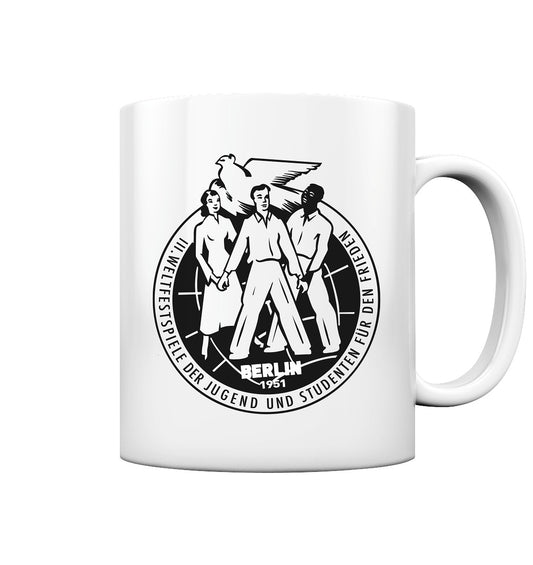 DDR Ostalgie Tasse • 3. WELTFESTSPIELE DER JUGEND 1951