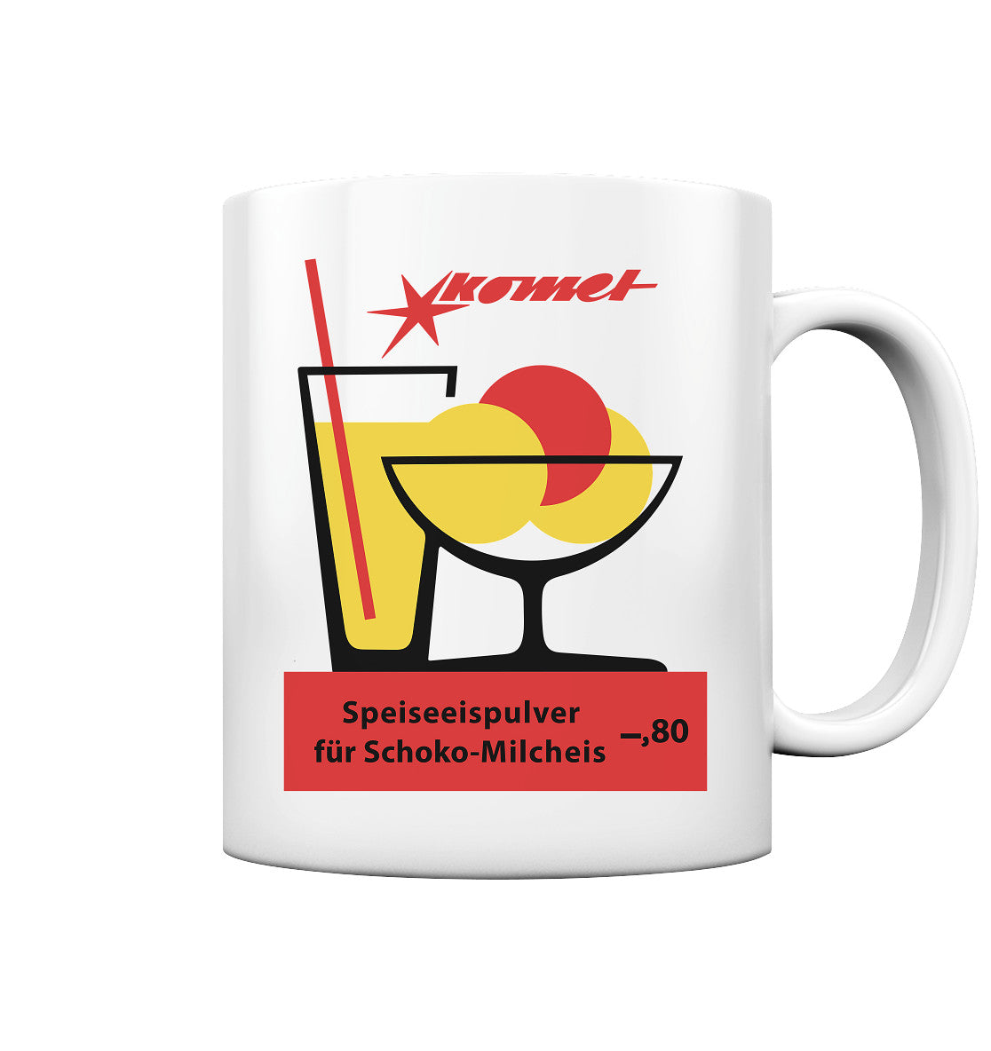 DDR Ostalgie Tasse • KOMET SPEISEEISPULVER