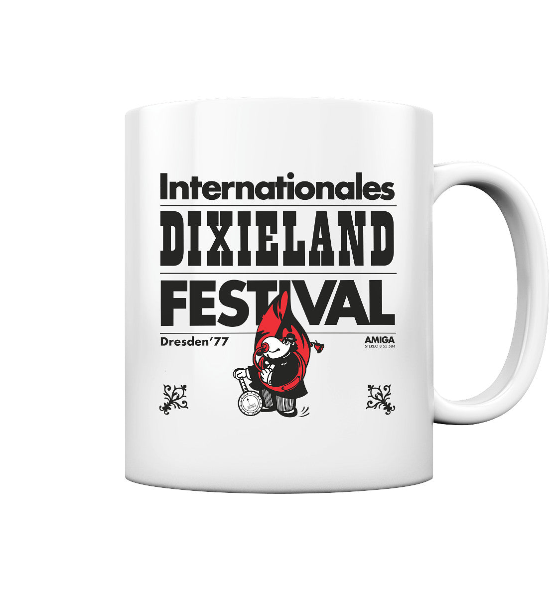 DDR Ostalgie Tasse • INTERNATIONALES DIXIELAND FESTIVAL DRESDEN 1977