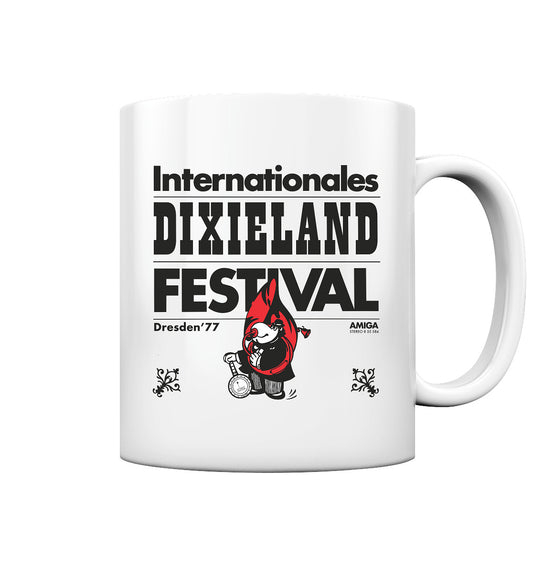 DDR Ostalgie Tasse • INTERNATIONALES DIXIELAND FESTIVAL DRESDEN 1977