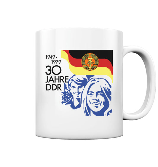 DDR Ostalgie Tasse • 30 JAHRE DDR - BRIEFMARKE