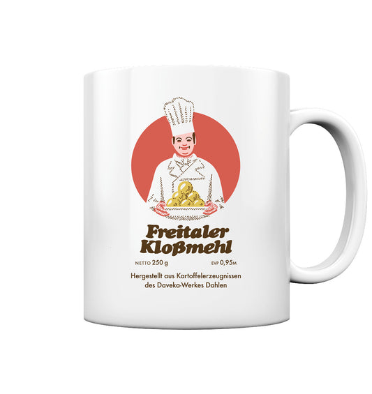 DDR Ostalgie Tasse • FREITALER KLOSSMEHL