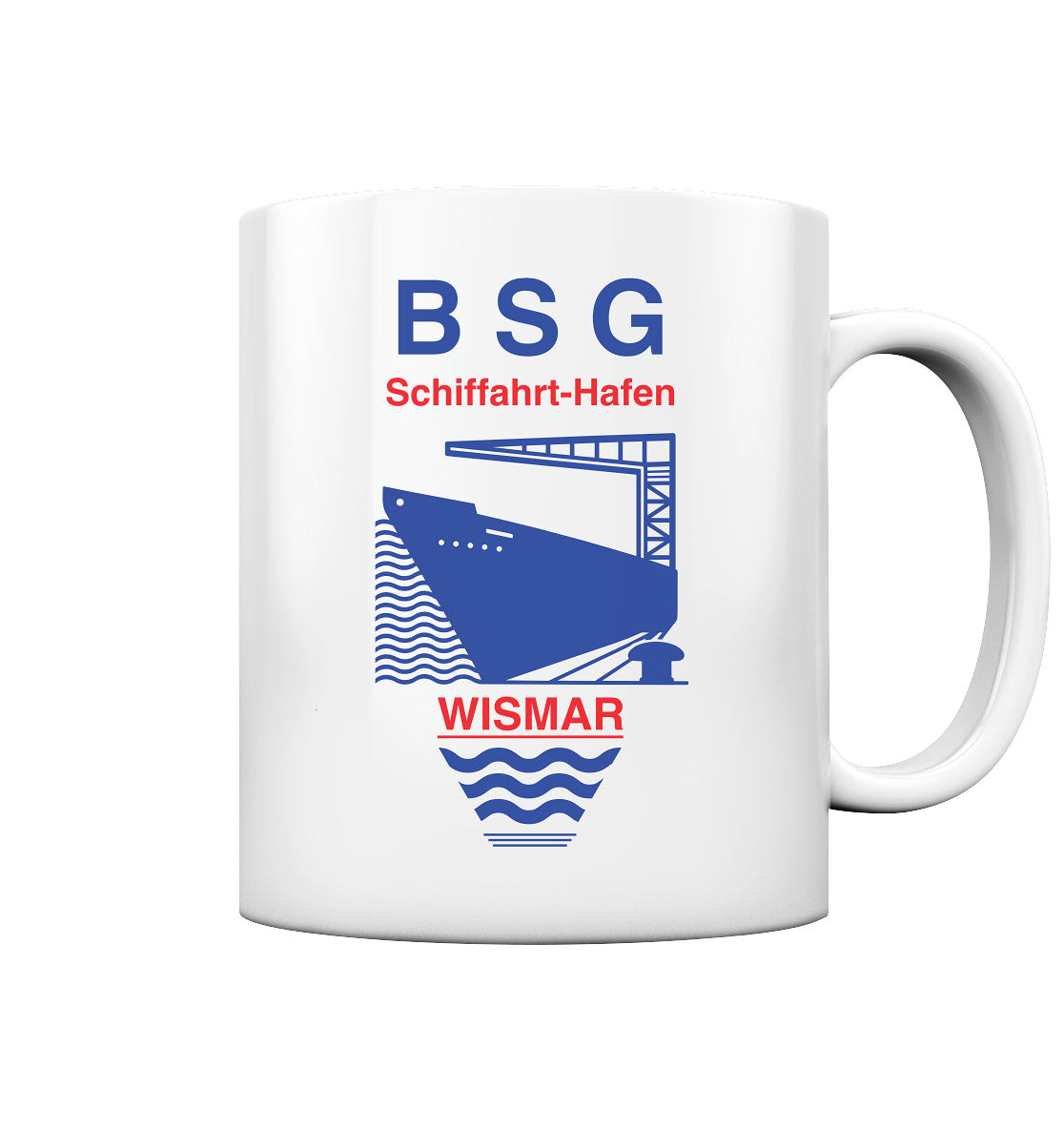 DDR Ostalgie Tasse • BSG SCHIFFAHRT HAFEN WISMAR