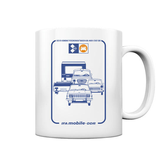 DDR Ostalgie Tasse • VEB IFA-KOMBINAT PKW KARL-MARX-STADT