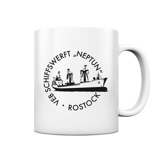 DDR Ostalgie Tasse • VEB SCHIFFSWERFT NEPTUN ROSTOCK