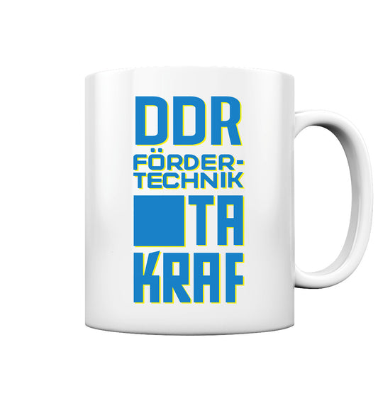 DDR Ostalgie Tasse • DDR FÖRDERTECHNIK TAKRAF